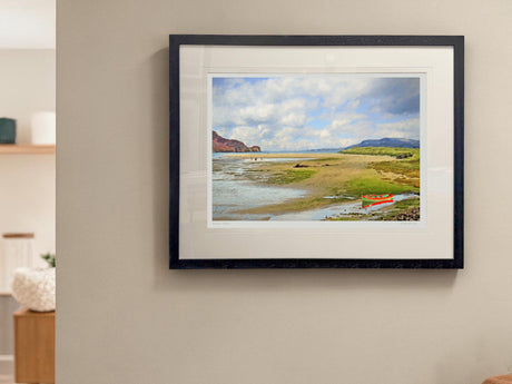Tides Out - XL Framed Black