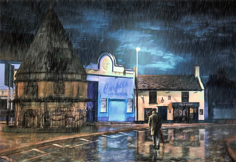Time For A Pint, Newtownards - signed limited edition print by Lucas Creative Art