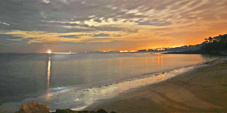 Time For Reflection, Helens Bay - signed limited edition print by Lucas Creative Art