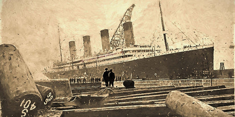 Titanic, Belfast, 1912 - signed limited edition print by Lucas Creative Art