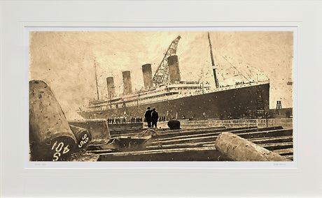 Titanic, Belfast, 1912 - signed limited edition print by Lucas Creative Art