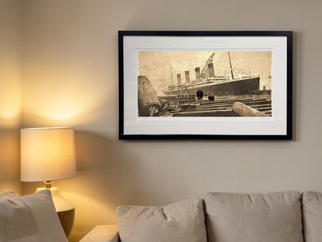 Titanic, Belfast, 1912 - signed limited edition print by Lucas Creative Art