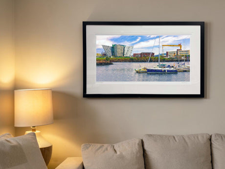 Titanic Quarter, Belfast - signed limited edition print by Lucas Creative Art