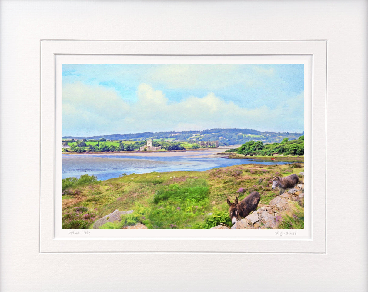 Towards Doe Castle, Donegal - signed limited edition print by Lucas Creative Art