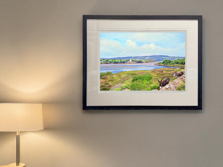Towards Doe Castle, Donegal - Standard Framed Black