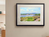 Towards Doe Castle, Donegal - XL Framed Black