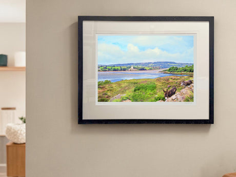 Towards Doe Castle, Donegal - XL Framed Black