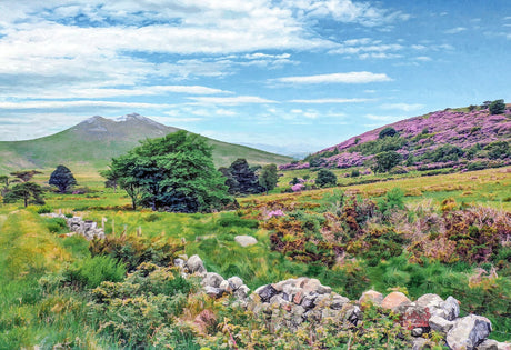 Towards Hen Mountain - signed limited edition print by Lucas Creative Art