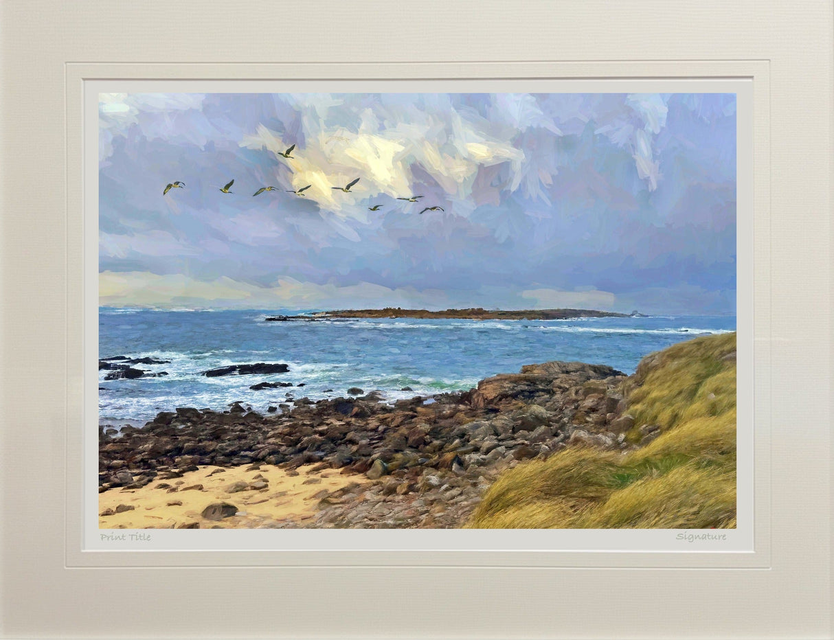 Towards Inishmeane, Gweedore - signed limited edition print by Lucas Creative Art
