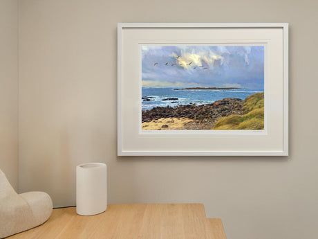 Towards Inishmeane - Standard Framed White