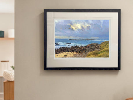 Towards Inishmeane - XL Framed Black