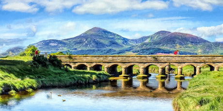 Twelve Arches Bridge, Newcastle - signed limited edition print by Lucas Creative Art