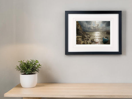 Waiting - Small Framed Black