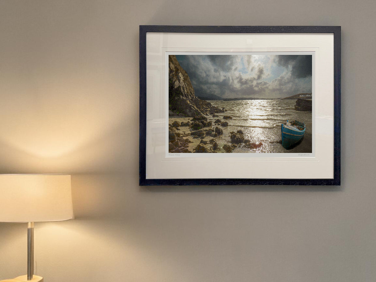 Waiting - Standard Framed Black