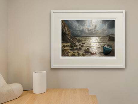 Waiting - Standard Framed White