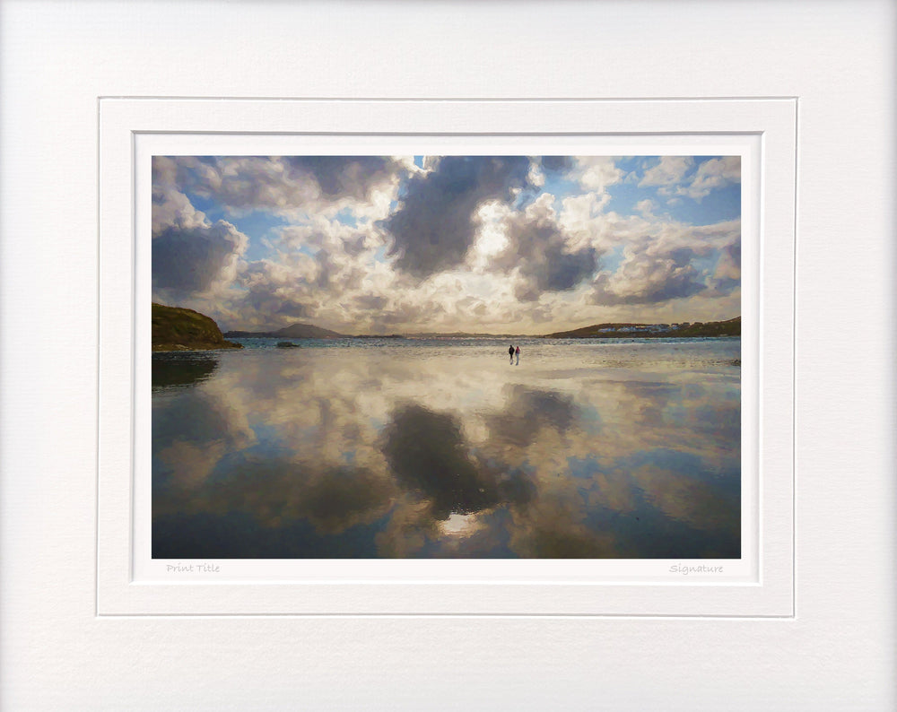 Walking On Clouds, Tra Beag, Rosapenna - signed limited edition print by Lucas Creative Art