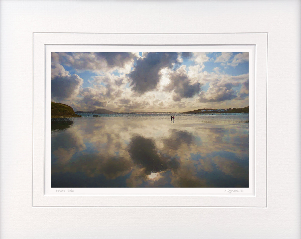 Walking On Clouds, Tra Beag, Rosapenna - signed limited edition print by Lucas Creative Art