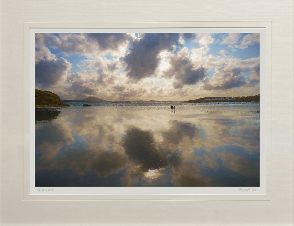 Walking On Clouds, Tra Beag, Rosapenna - signed limited edition print by Lucas Creative Art