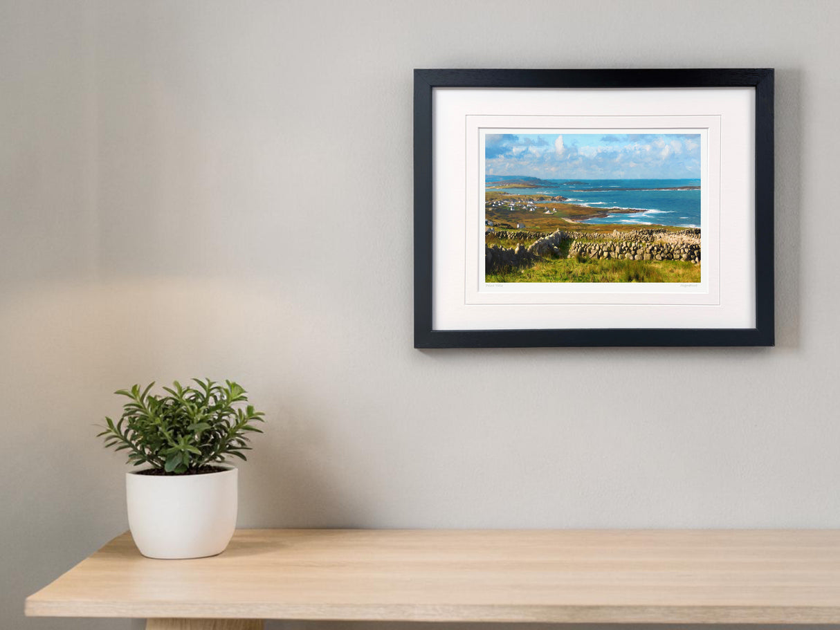 Walls to Waves - Small Framed Black