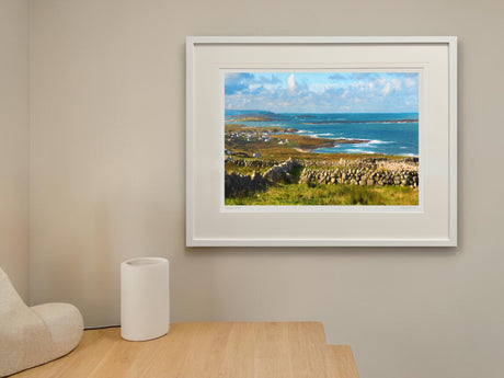 Walls to Waves - Standard Framed White