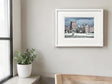 Winters Day, Campbell College - Small Framed White
