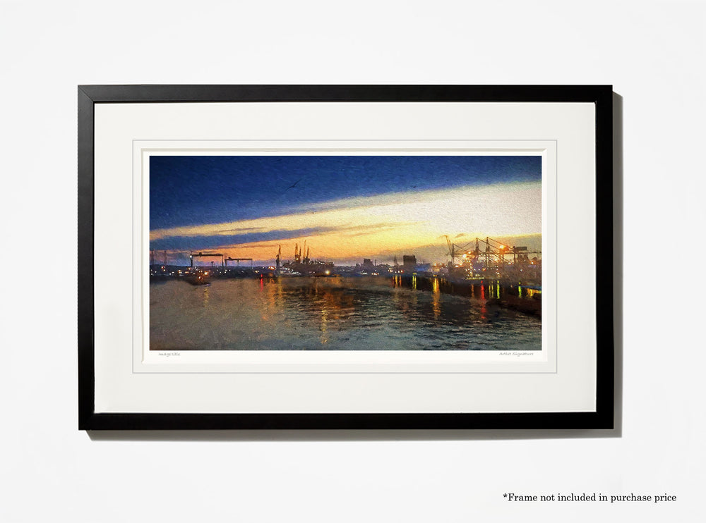 Evening arrival , Belfast