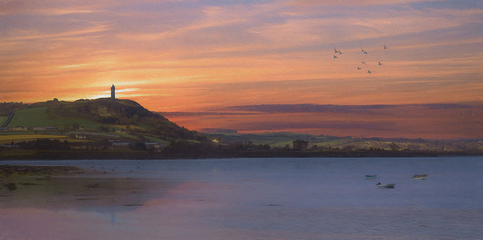 Scrabo Sunset from Islandhill